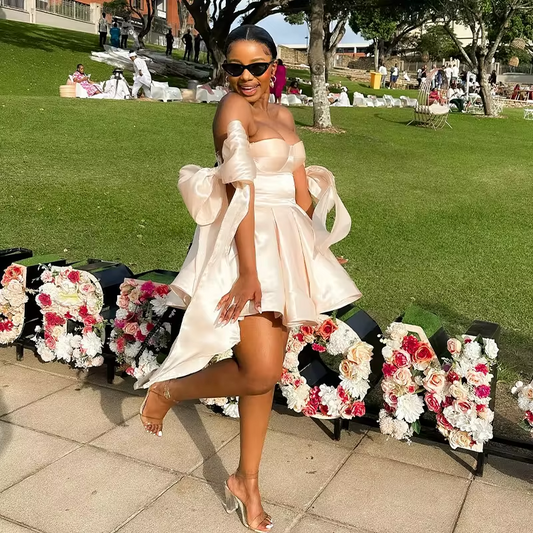 Short Prom Dresses for Black Girls Graduation Birthday Party Homecoming Dress