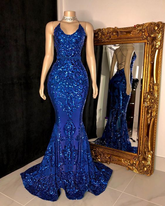 Royal Blue Evening Dresses, Prom Dresses